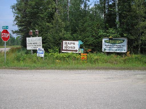 2005-08-18.signs.raps_road.1.lake_cabin.cook.mn.us 